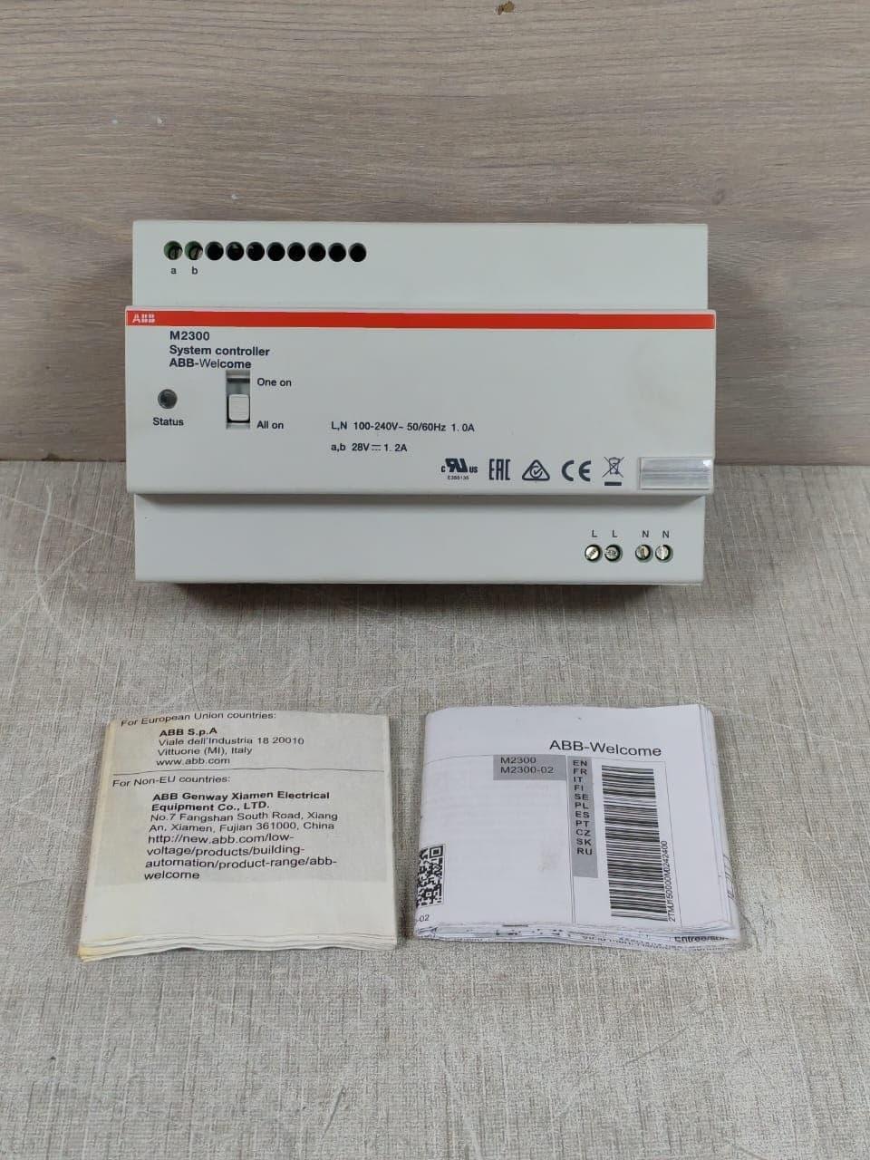 ABB M2300 SYSTEM CONTROLLER ABB-WELCOME 2TMA070080W0011 V1.05