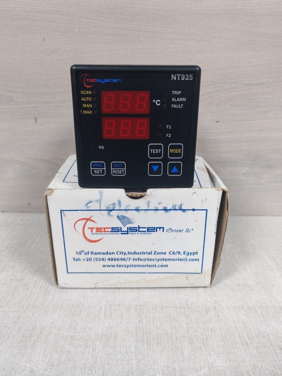 TECSYSTEM NT935/NT935 AD ELECTRIC TEMP. RELAY PROTECTION