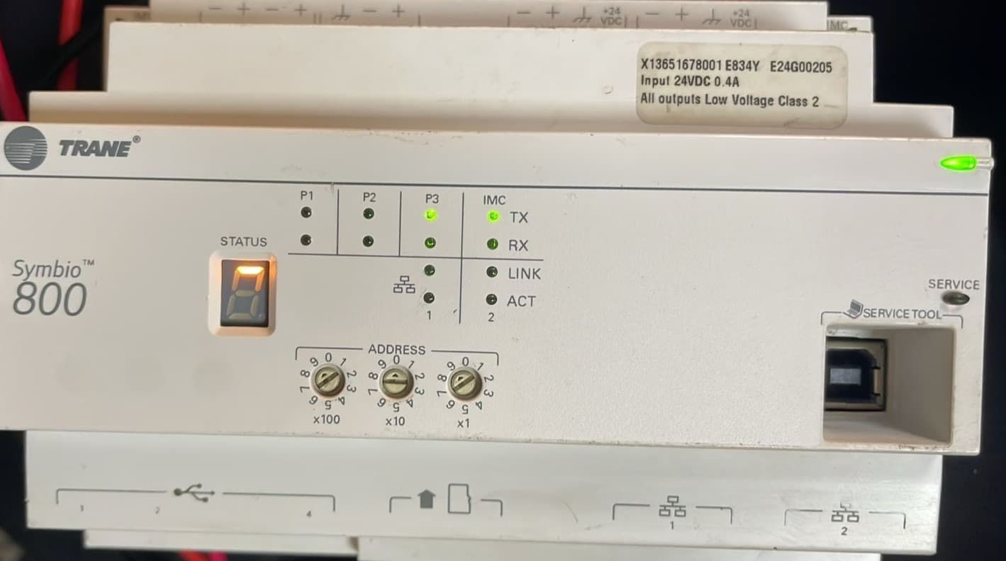 Trane SYMBIO 800 Programmable Controller X13651678001 Rev.N