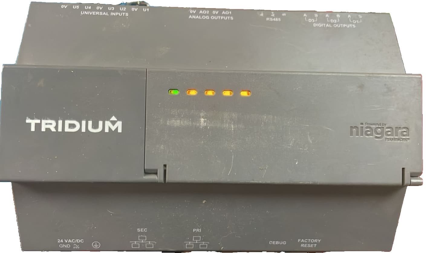TRIDIUM POWERED BY NIAGARA 14039-T EDGE10 CONTROLLER- TRIED & TESTED