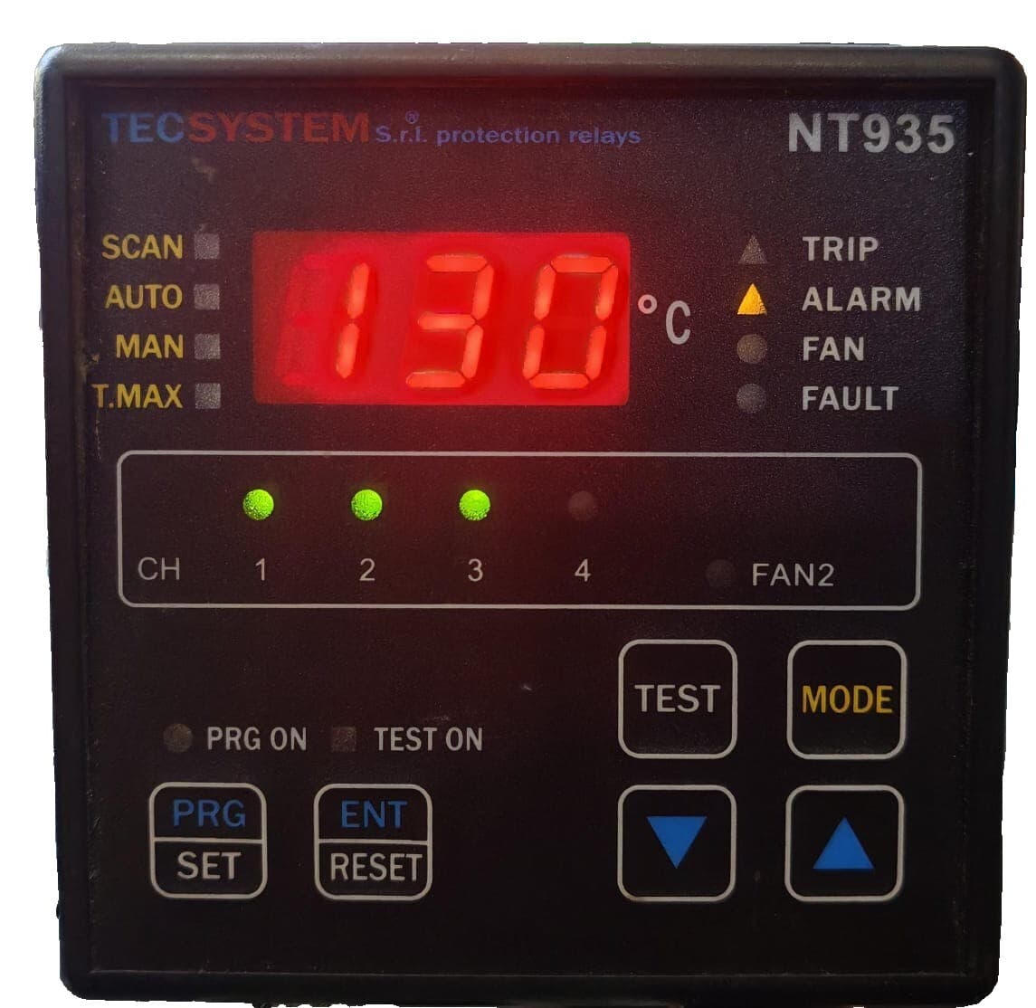 TECSYSTEM NT935 ELECTRIC TEMP. RELAY PROTECTION 24-240VAC
