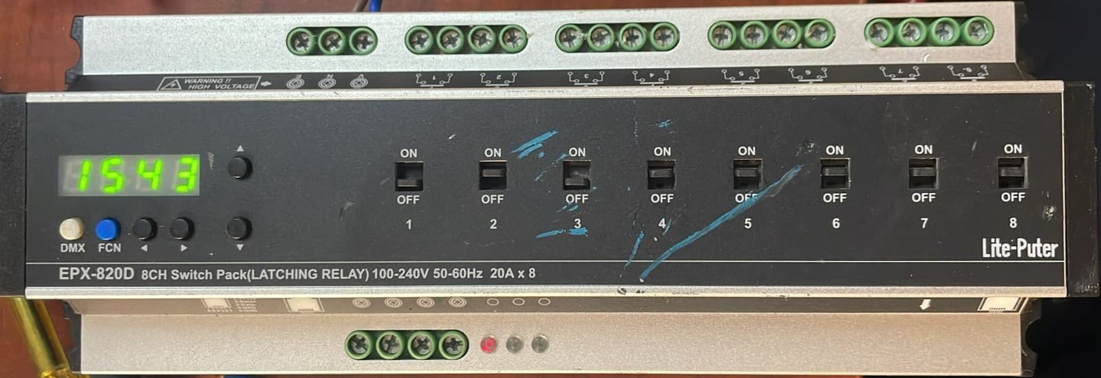 LITE-PUTER EPX-820D ZC13009 8CH SWITCH PACK (LATCHING RELAY)