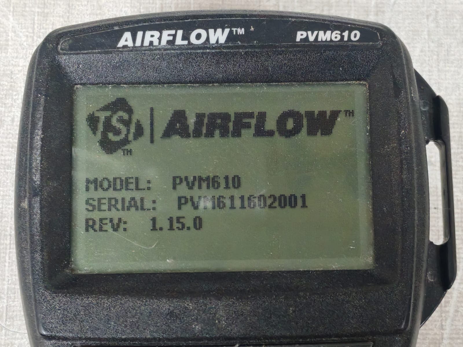 TSI Airflow PVM610 Micromanometer REV.1.15.0
