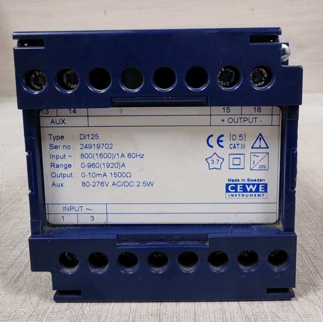 CEWE DI125 Transducer Range 0-960 (1920)A
