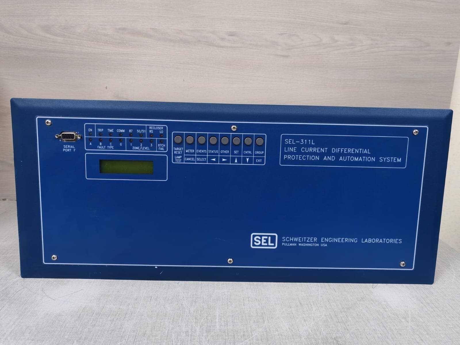 SEL-311L 0311L1KEB321425XX LINE CURRENT DIFF. PROTECTION & AUTOMATION SYSTEM