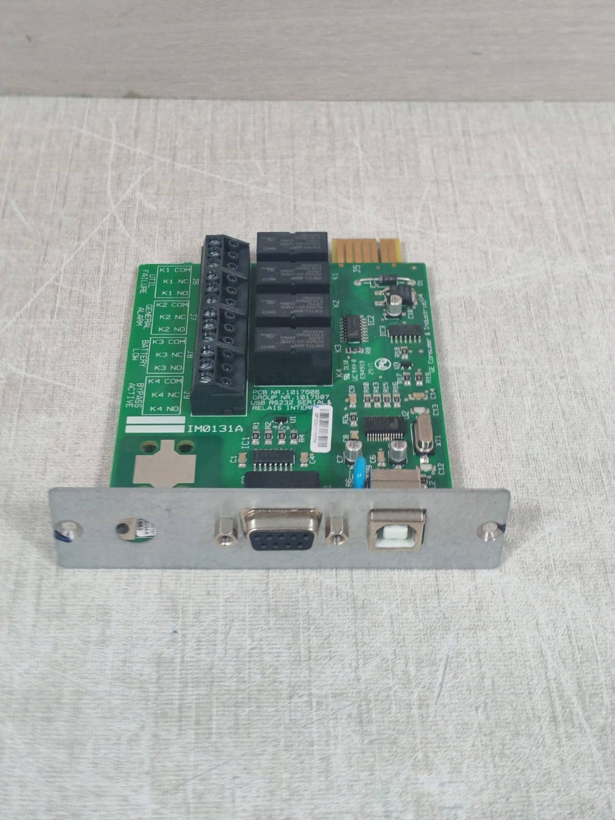 GE 1017506 PRINTED CIRCUIT BOARD