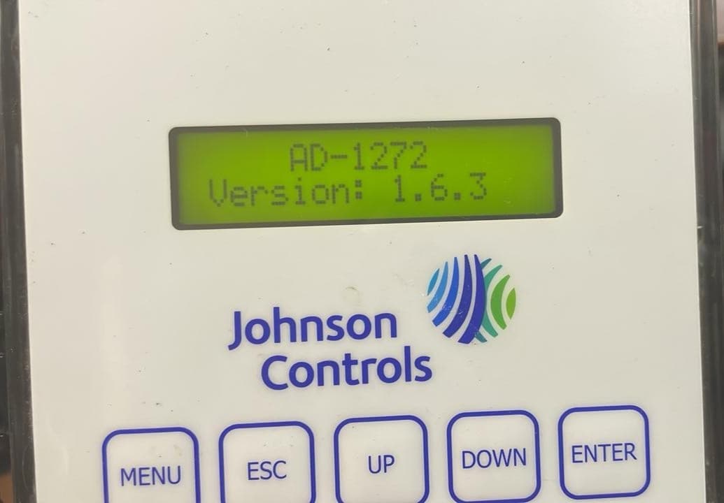 JOHNSON CONTROLS AD-1272 VER. 1.6.3 THERMAL DISPERSION PROBE AIRFLOW