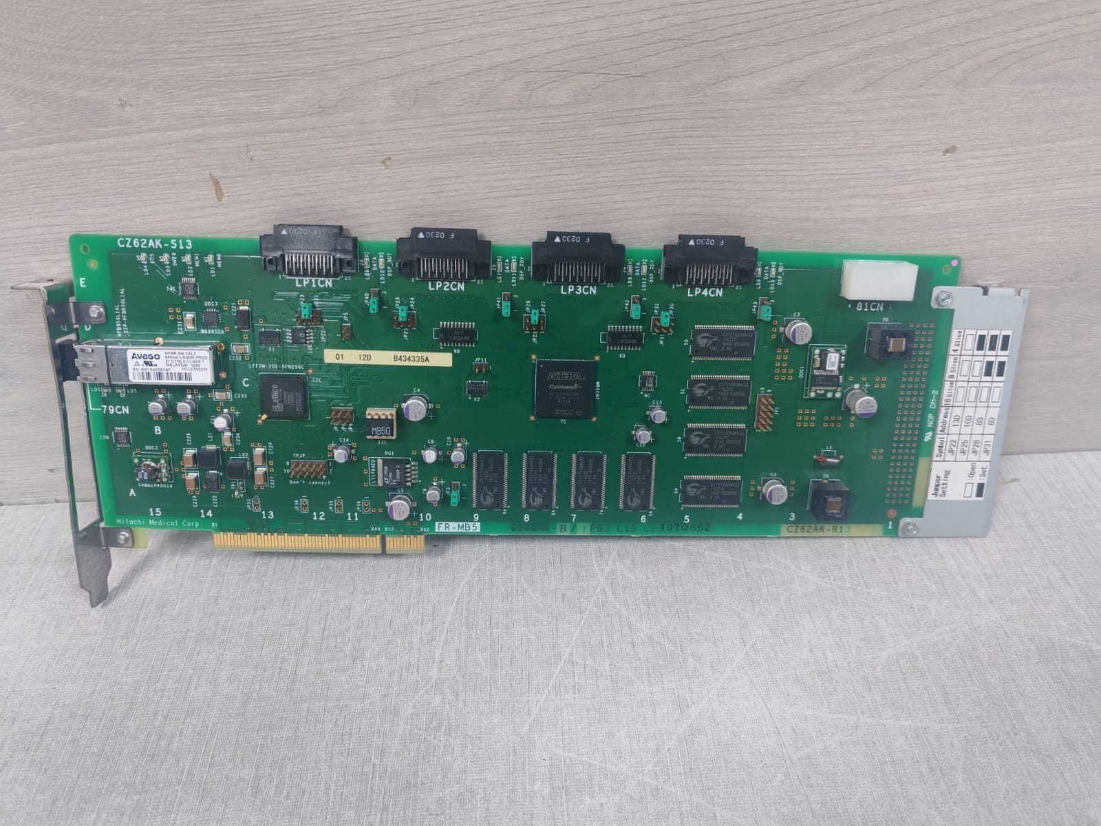 CZ62AK-S13 CT-SYSTEM 7114622B FR-MB5 PCB