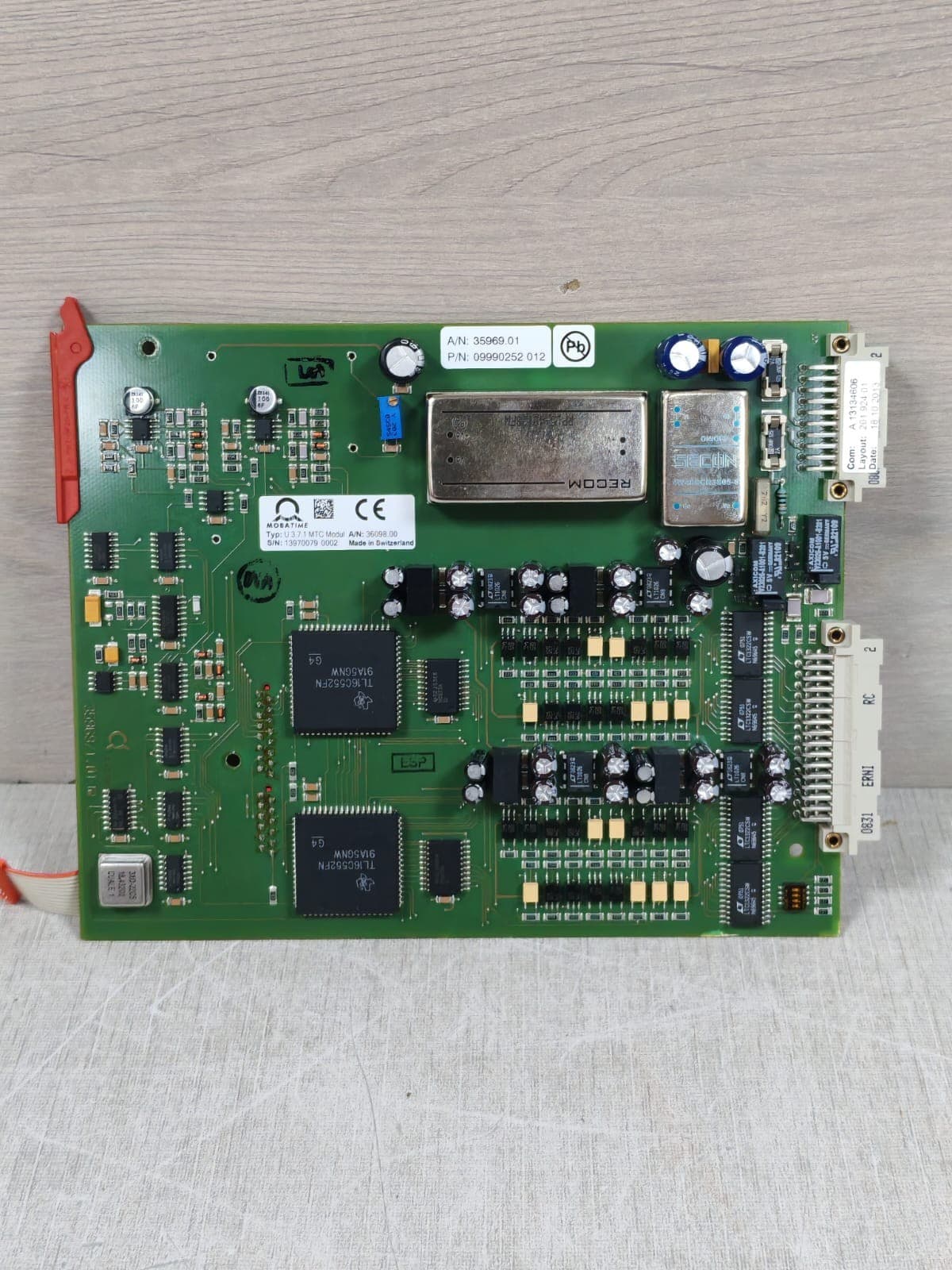 MOBATIME U 3.7.1 MTC Modul A/N 36098.00 / 35969/1.01 PCB