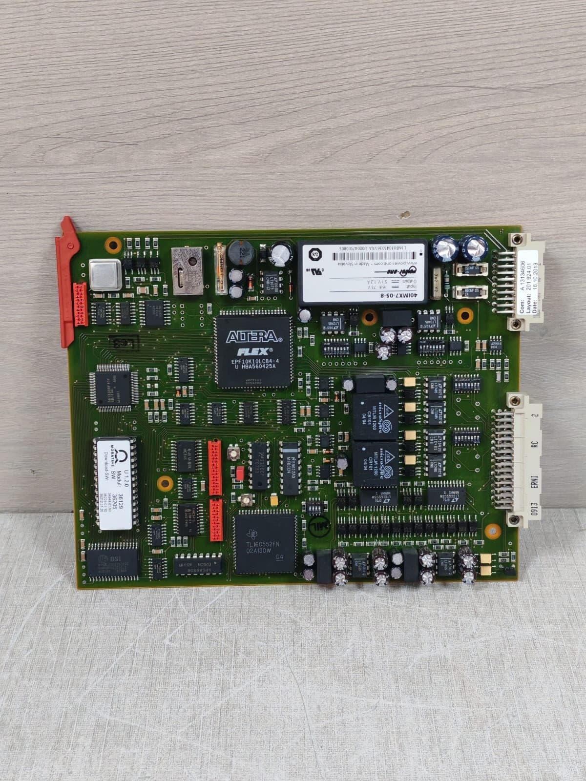 MOBATIME MTC MODUL U 1.2.0 36129.01/ 35938/1.02 PRINTED CIRCUIT BOARD