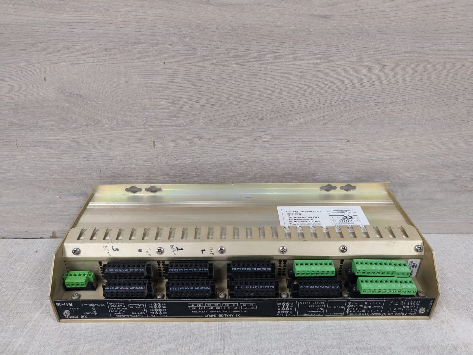 Kongsberg Maritime RAi-16 HA451671A2 Analog Input Module 8100148 Rev.E