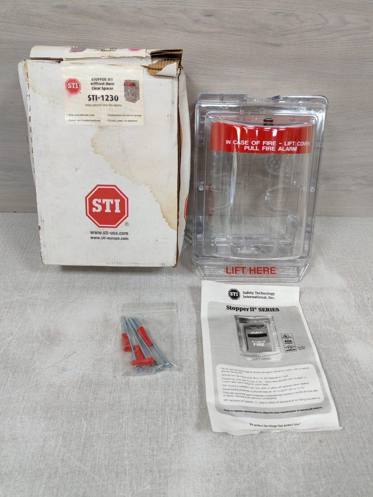 STI STI-1100 STOPPER II Pull Station Protector