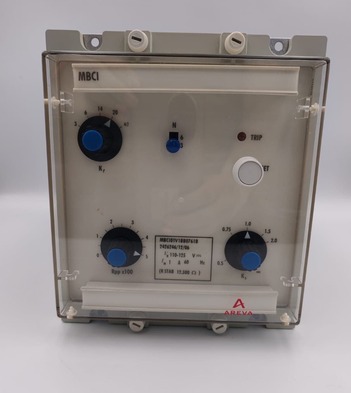 AREVA MBCI MBCI01V1BB0761B DIFFERENTIAL RELAY 110-125 V