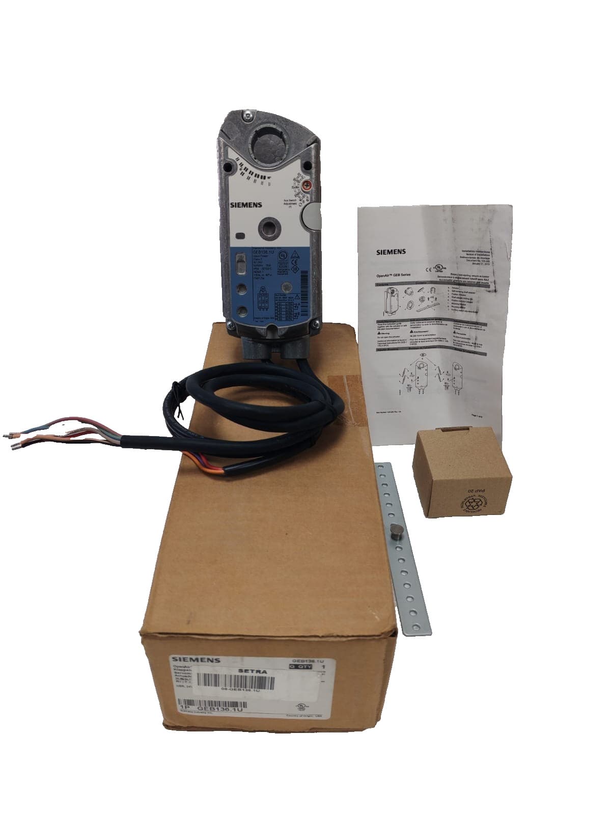 SIEMENS GEB136.1U GMA SERIES ELECTRIC DAMPER ACTUATOR