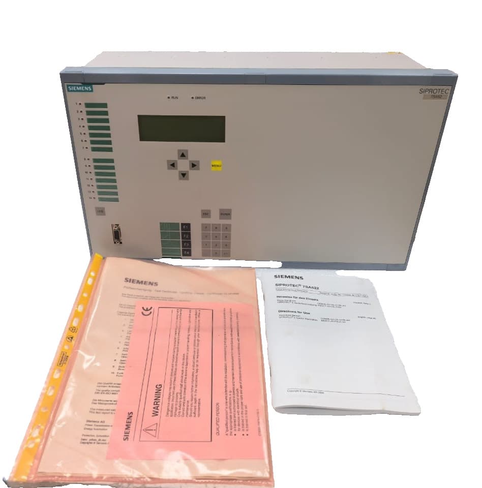 SIEMENS 7SA5221-5CB20-0QA4/FF SIPROTEC 7SA52 DISTANCE PROTECTION RELAY
