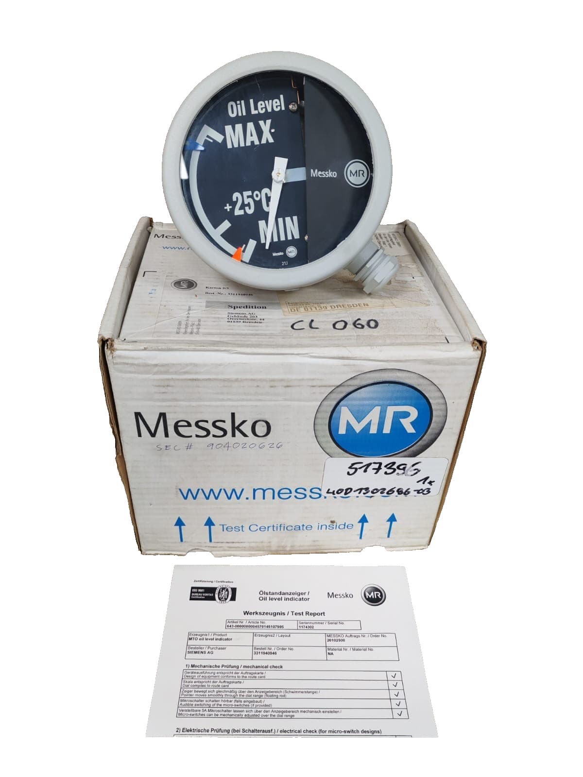 MESSKO 643-0000000004570145107905 OIL LEVEL INDICATOR