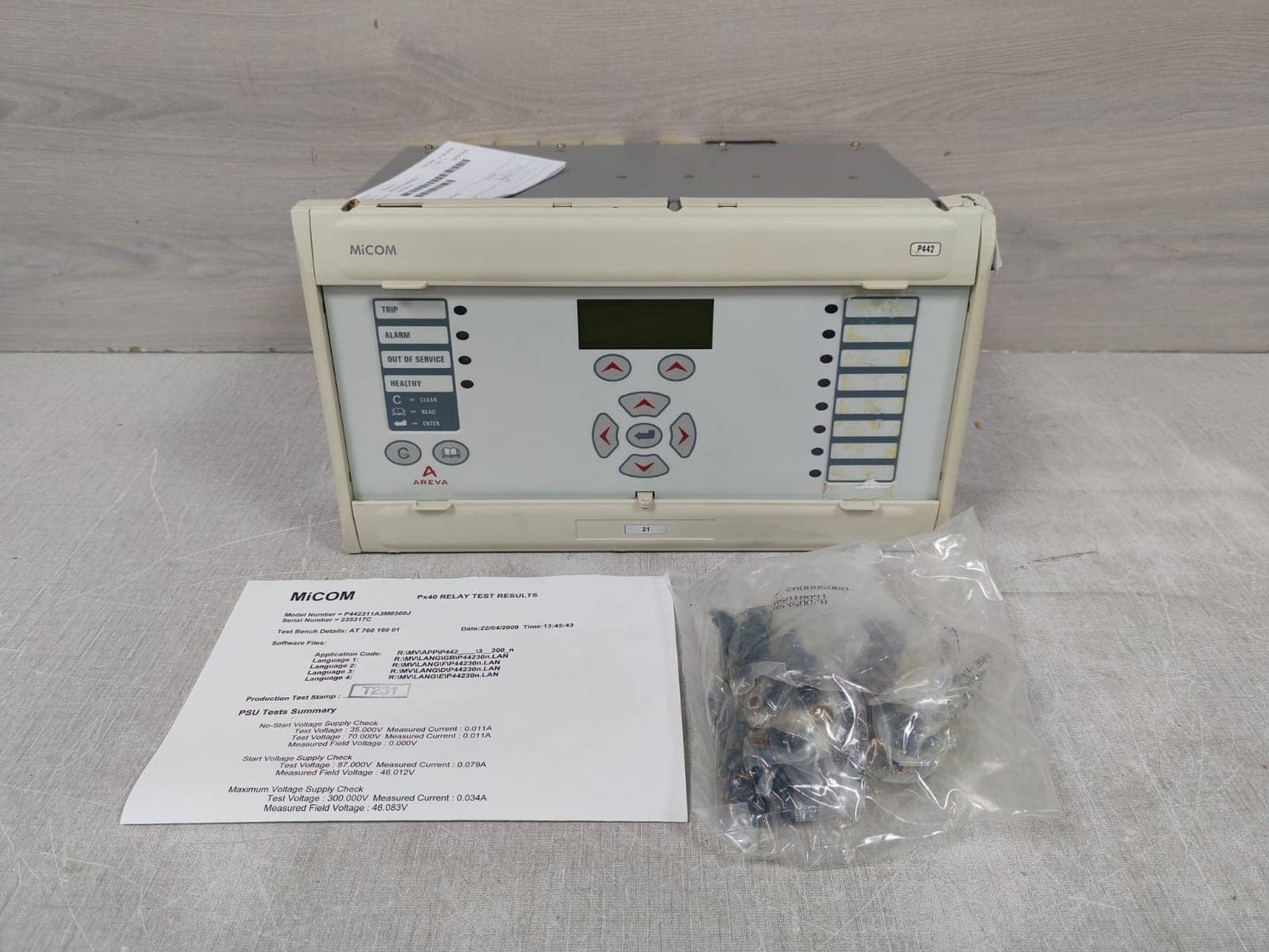 ALSTOM MICOM P442311AM0300J PROTECTION RELAY 100-120V