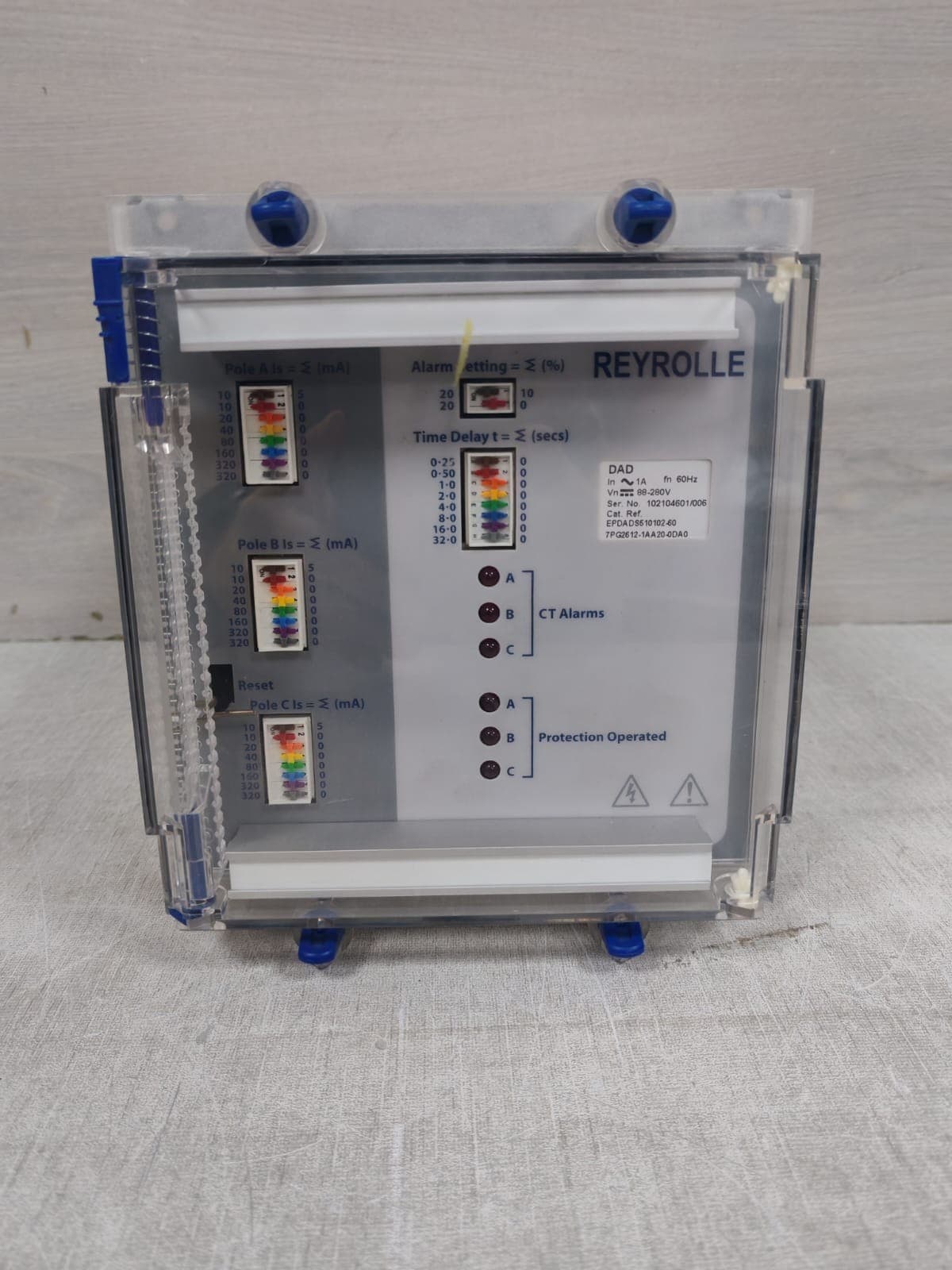 REYROLLE DAD EPDADS510102-60 / 7PG2612-1AA20-0DA0 PROTECTION RELAY