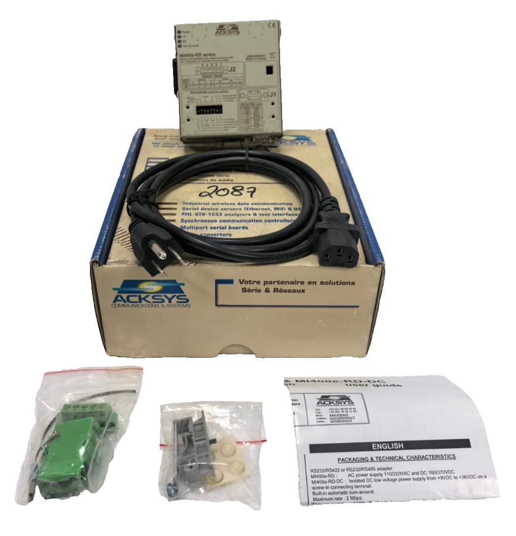 ACKSYS MI400E-RD SERIES RS422A/RS485 CONVERTER