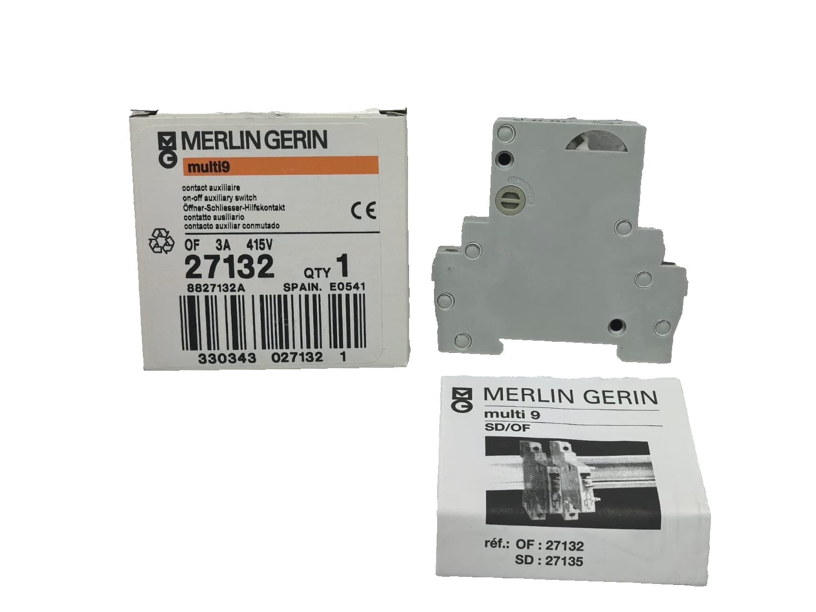 MERLIN GERIN MULTI9 CONTACT AUXILARY 27132