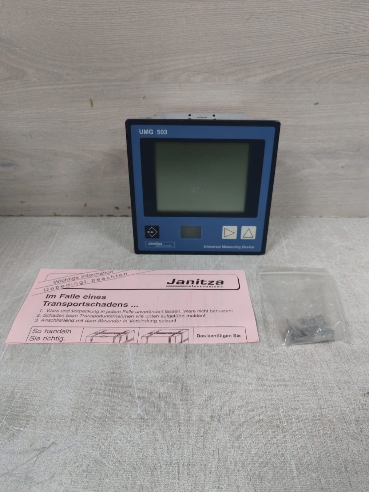 JANITZA ELECTRONICS UMG 503 UNIVERSAL MEASURING DEVICE
