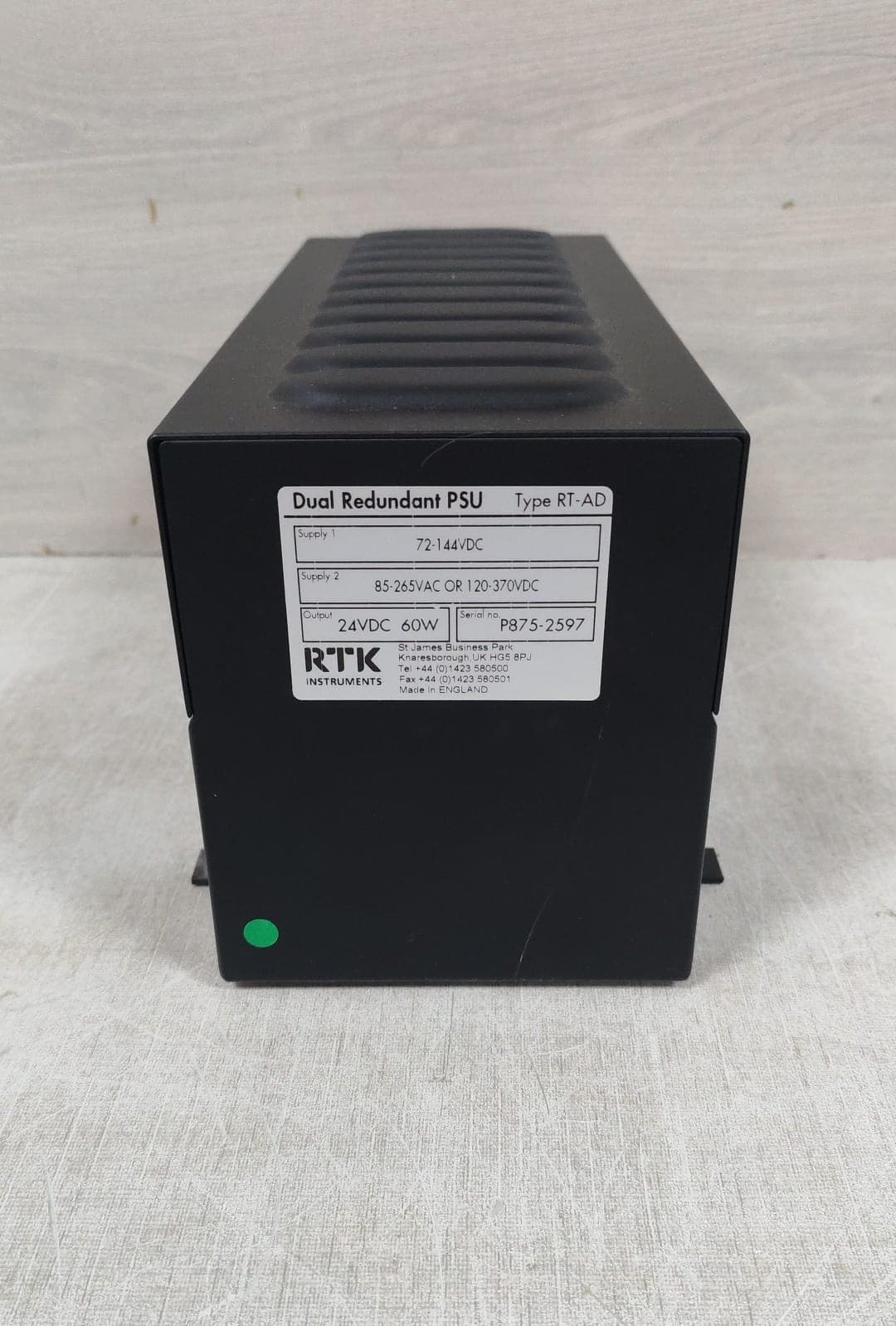 RTK INSTRUMENTS RT-AD DUAL REDUNDANT PSU 72-144VDC