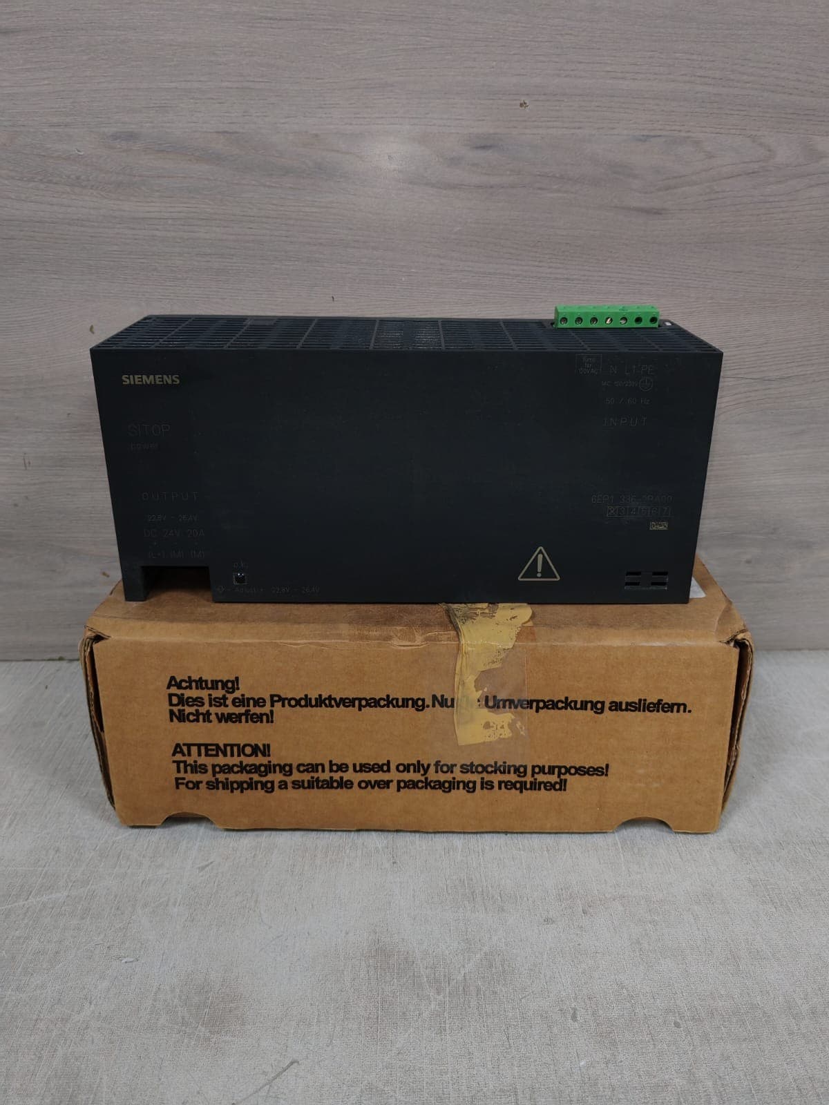 SIEMENS SITOP 6EP1336-2BA00 POWER SUPPLY 20 1PH
