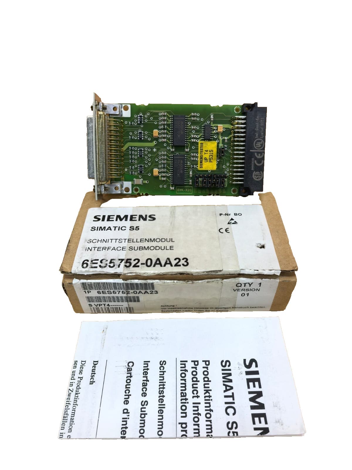 SIEMENS 6ES5752-0AA23 SIMATIC S5 INTERFACE SUBMODULE