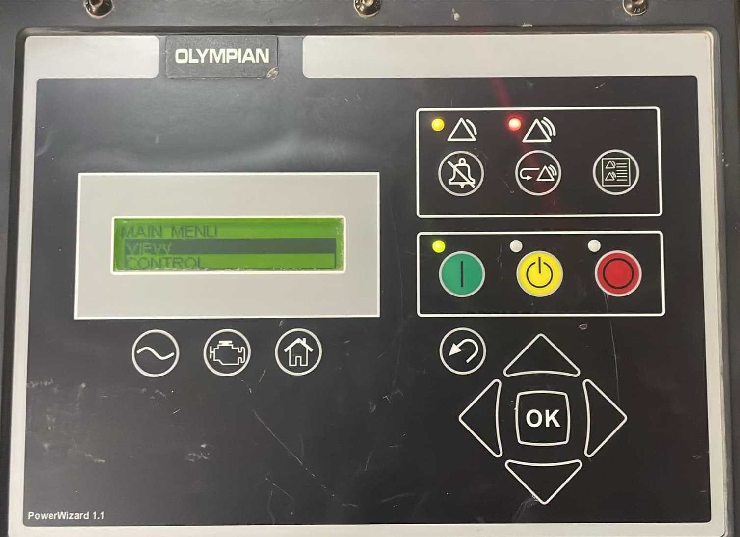 OLYMPIAN CATERPILLAR POWERWIZARD 1.1 GENERATOR SET CONTROL PANEL 350-5851-00