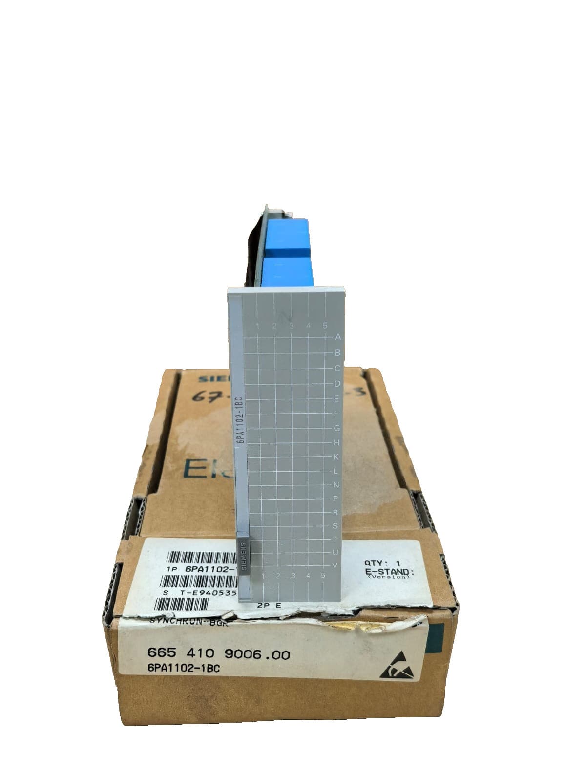 SIEMENS 6PA1102-1BC SYNCHRONIZING MODULE