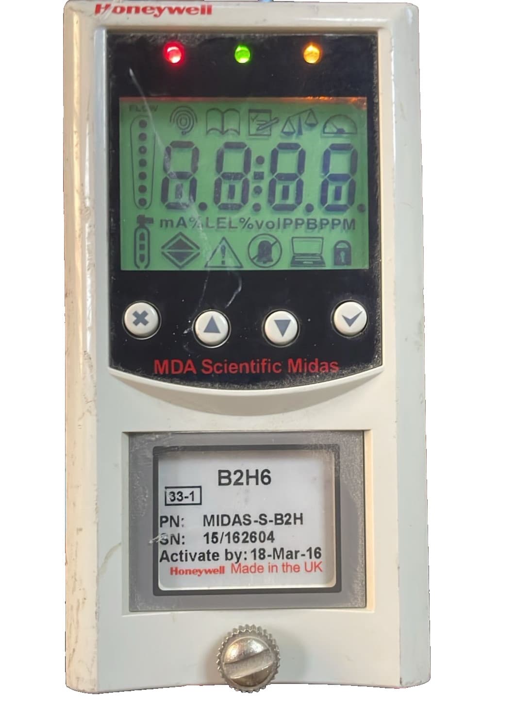 HONEYWELL B2H6 MIDAS-S-B2H GAS DETECTOR
