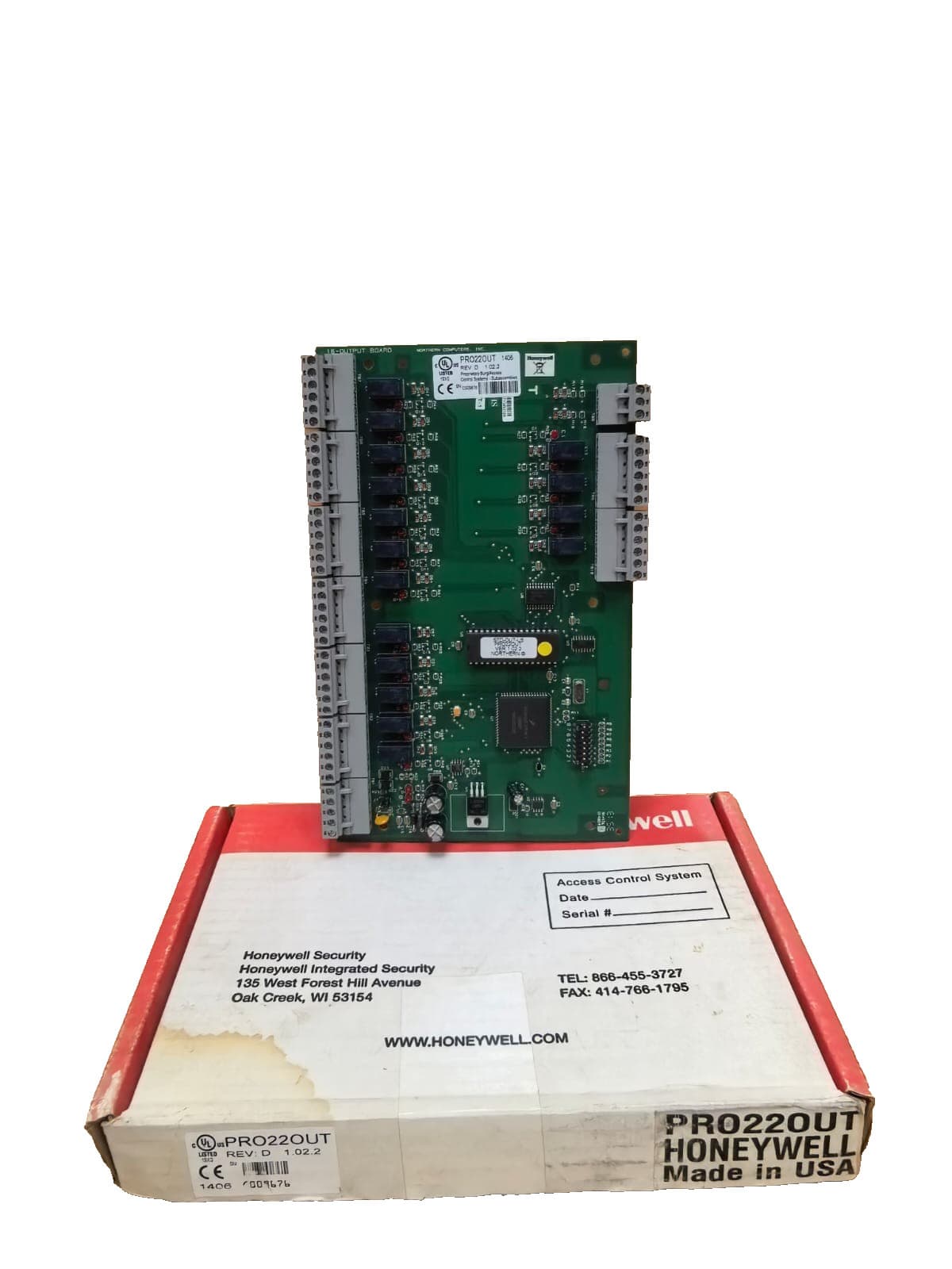 HONEYWELL PRO22OUT REV.D 1.02.2 OUTPUT MODULE BOARD
