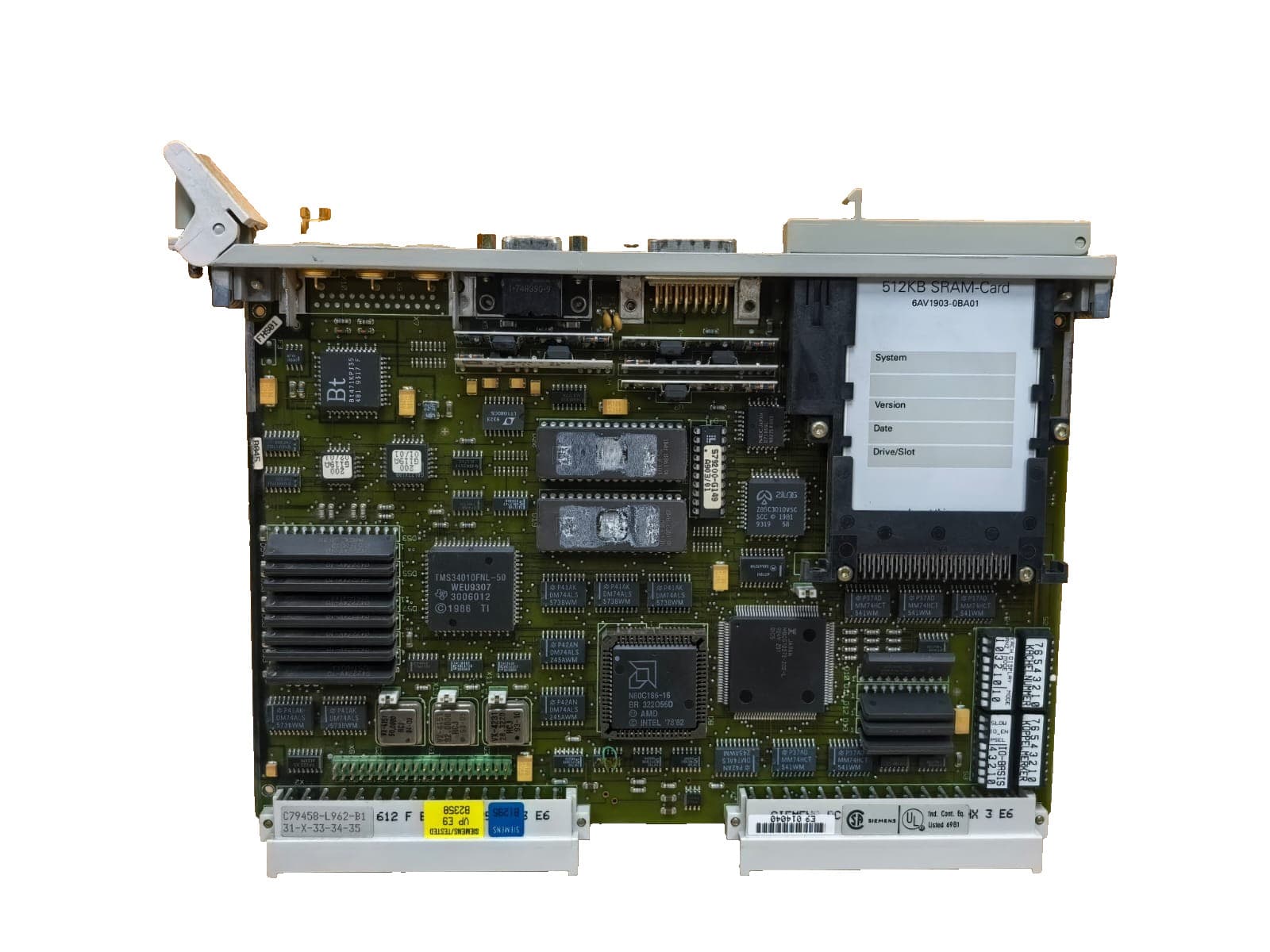 SIEMENS COROS 6AV4012-0AA10-0AB0 COMMUNICATION PROCESSOR MODULE