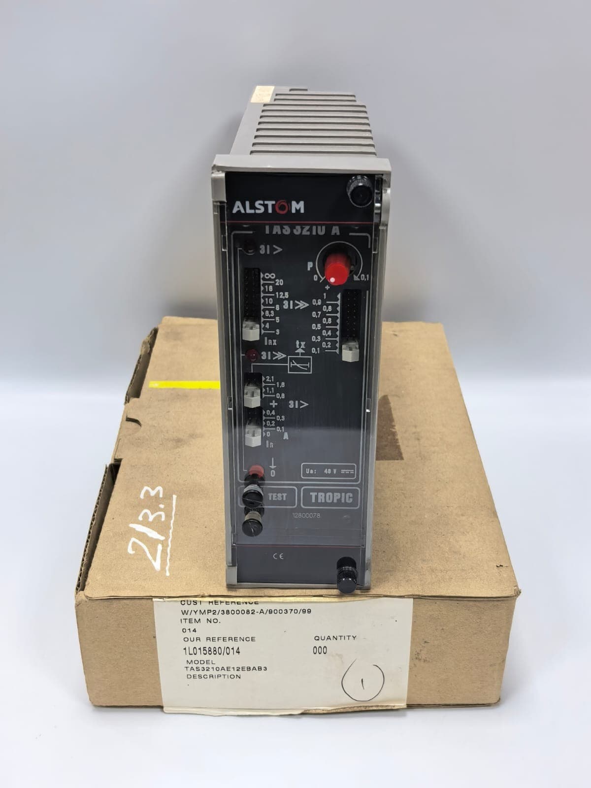 ALSTOM TAS 3210 A TROPIC 12800078 RELAY MODULE