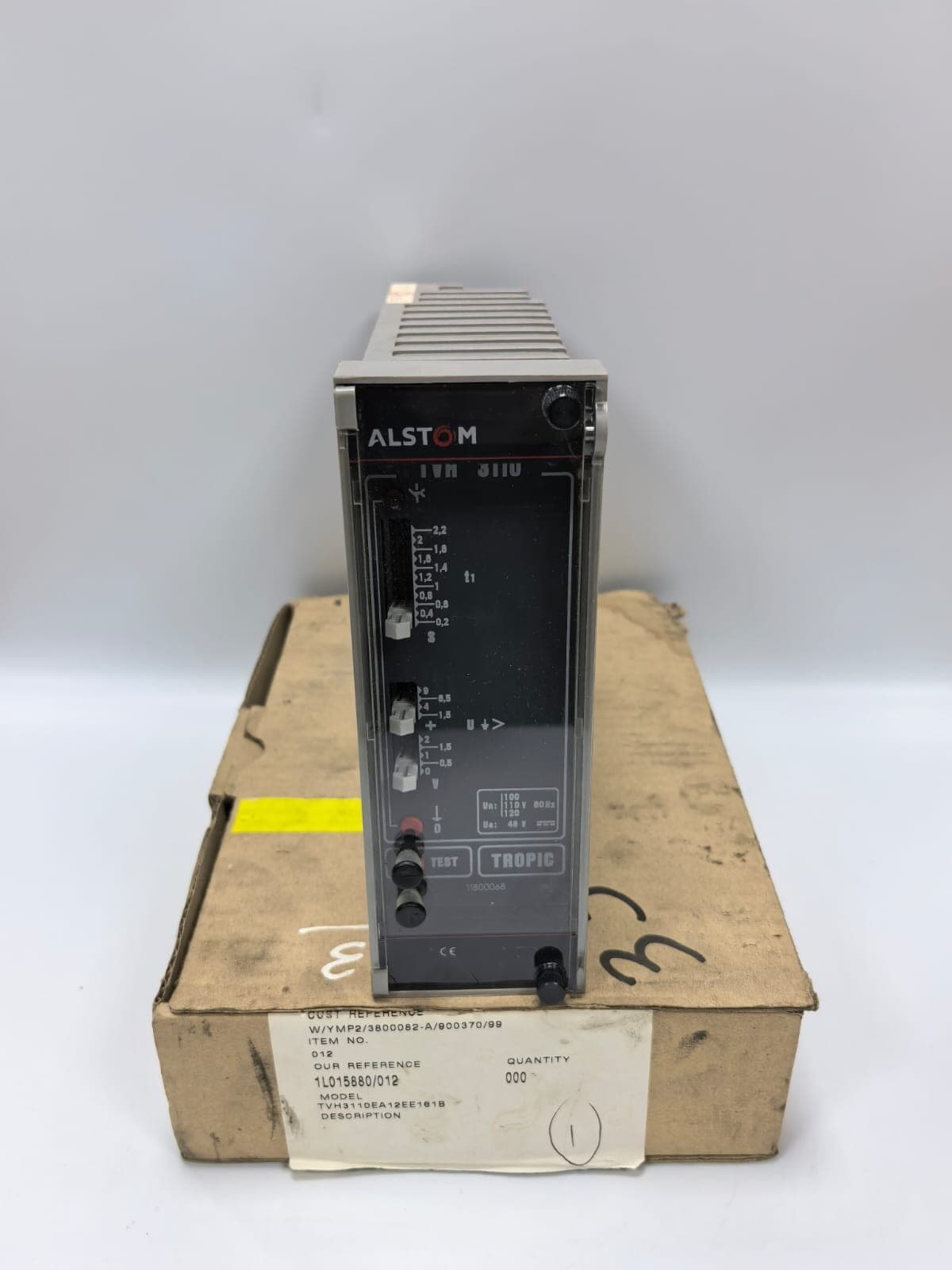 ALSTOM TVH 3110 TROPIC 11800068 RELAY MODULE