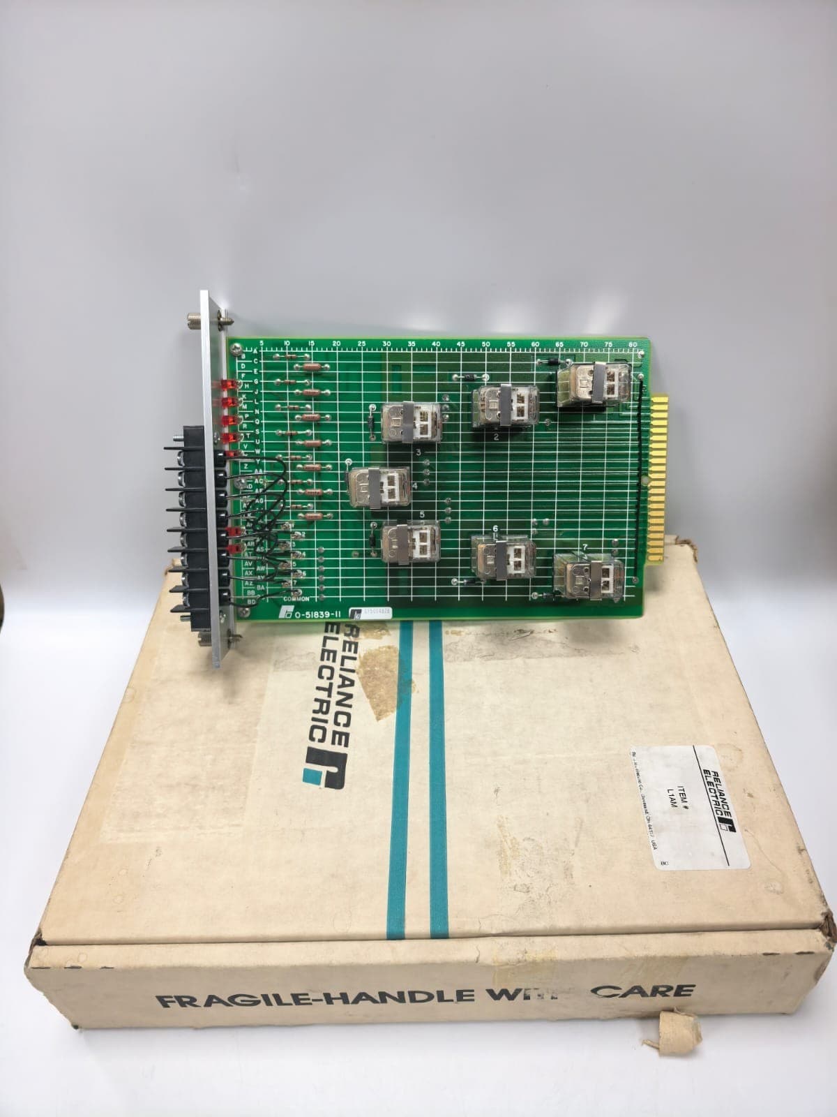 RELIANCE ELECTRIC 0-51839-11 RELAY CARD