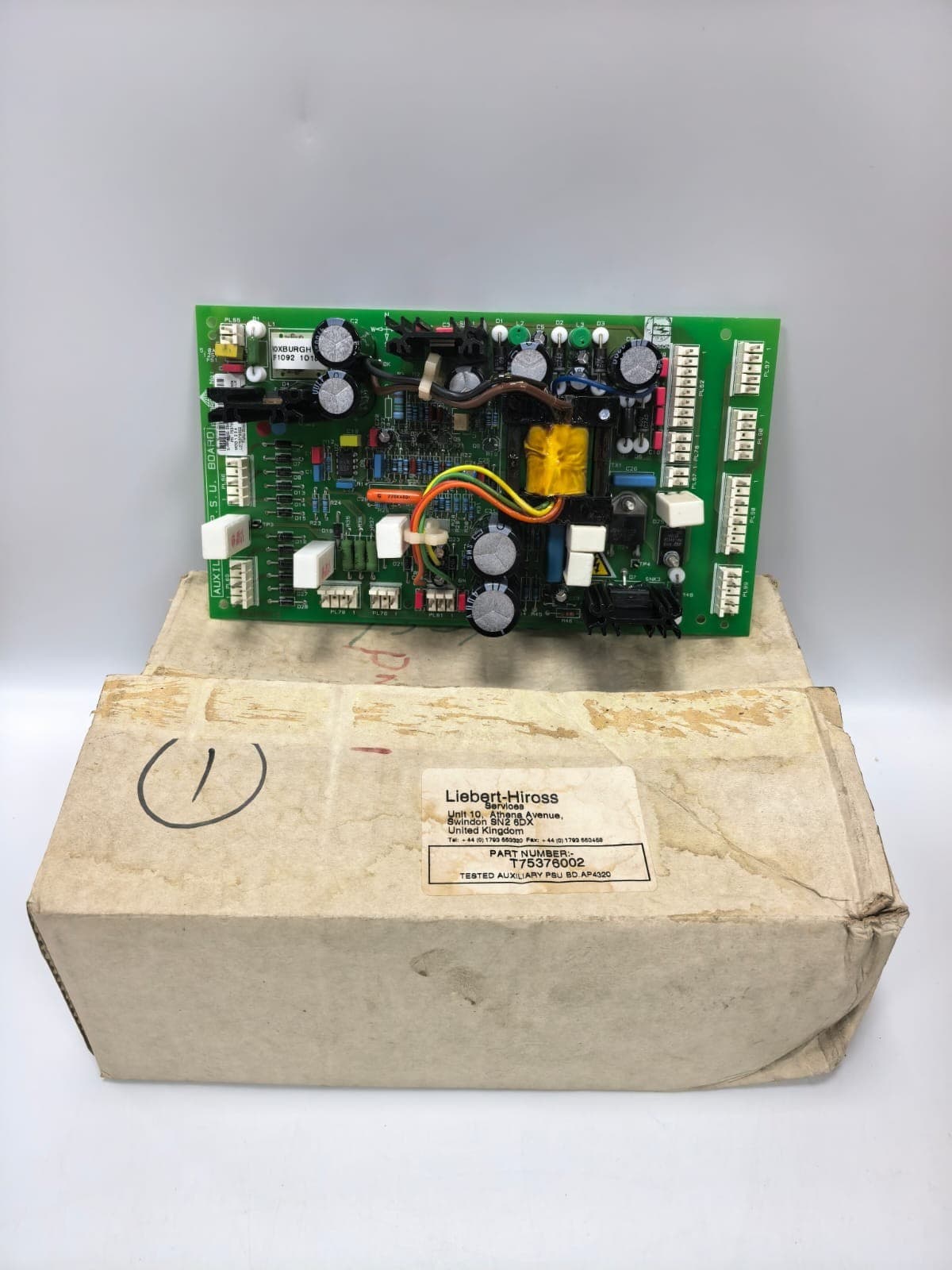 LIEBERT-HIROSS T75376002 AUXILLARY P.S.U BOARD