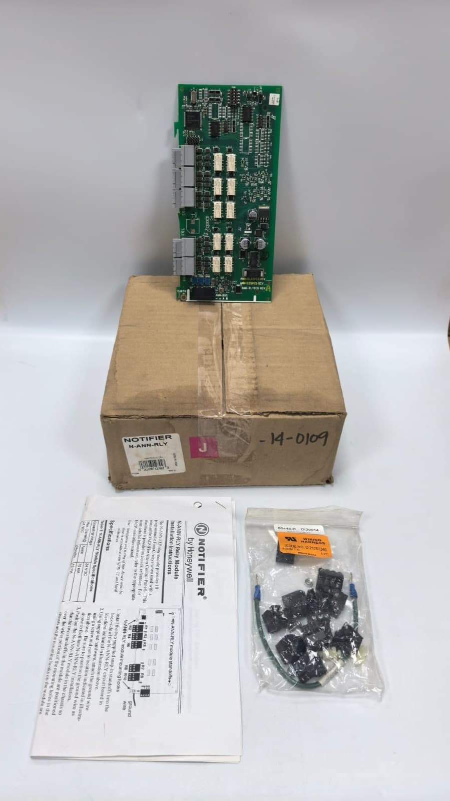 NOTIFIER N-ANN-RLY/ ANN-RLYPCB REV.A RELAY MODULE