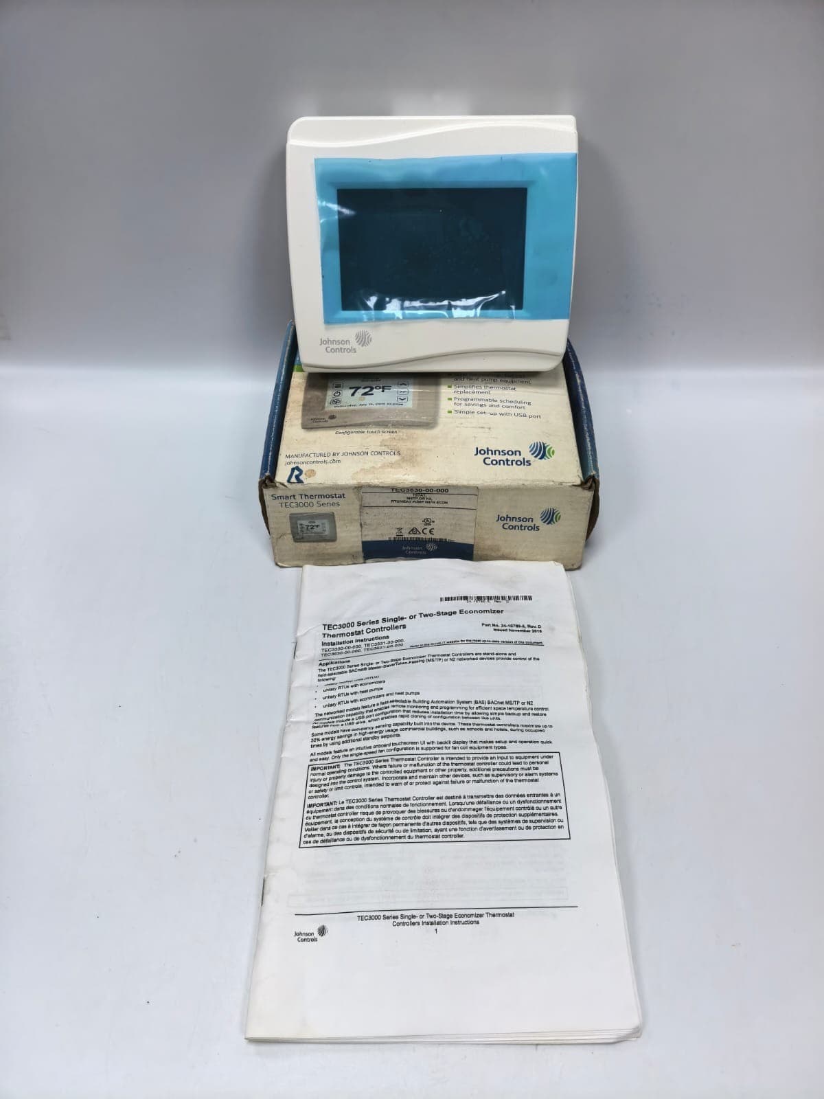 JOHNSON CONTROLS TEC3630-00-000 THERMOSTAT CONTROLLER