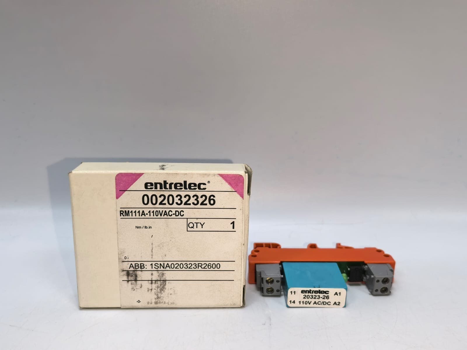 ENTRELEC 002032326 RM111A-110VAC-DC ABB 1SNA020323R2600