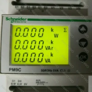 Used Schneider Electric/Merlin Gerin 15198 PM9C Power Logic W/ Modbus Communication