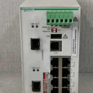 Used Modicon Schneider TCSESM103F2LG0 ConneXium Managed Switch 8TX/2SFP-Gbit