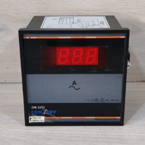CONZERV DM 3252 DIGITAL PANEL METER 300/5A -WITH MISSING PART /ACCESSORIES