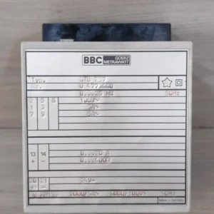 BBC METRAWATT GTU 257 TRANSDUCER - Seller Refurbished