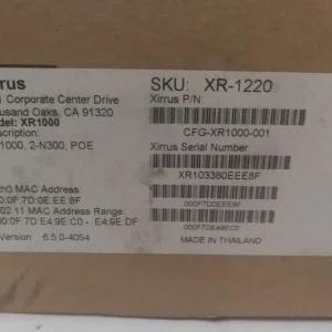 Xirrus Wireless Access Point XR-1000(XR-1220) 2 Radios 802.11n(Open Box)