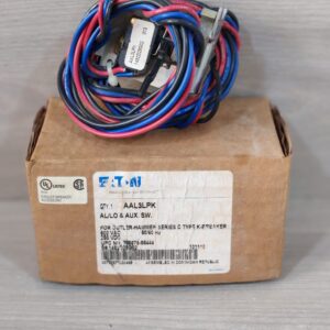 EATON AAL3LPK AL/LO & AUX. SW FOR SERIES C TYPE K-BREAKER 1492D29G02 600VAC / New – Open box