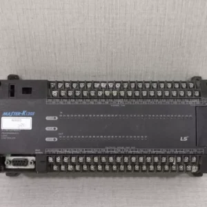Used LS MASTER-K120S / K7M-DR60U(N) V3.1 1102 LOGIC CONTROLLER- WITH BROKEN PART
