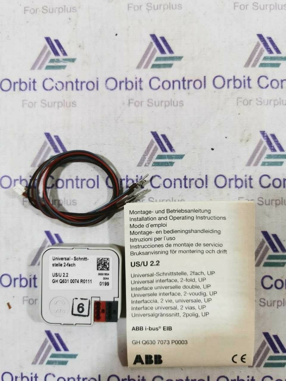 NEW ABB GH Q631 0074 R0111 US/U 2.2 UNIVERSAL iNTERFACE - Orbit Surplus