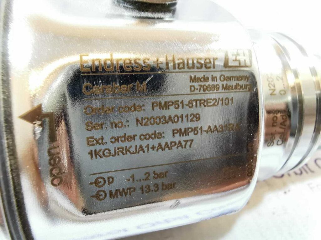 New Endress+Hauser PMP51-6TRE2/101 Cerabar M Digital Pressure ...