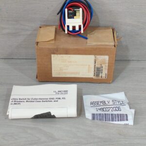 EATON FAU1 A1X1PK AUX. SWITCH FOR CUTLLER-HAMMER SER.C TYPE F-BREAKER 1490D72G06 /New – Open box